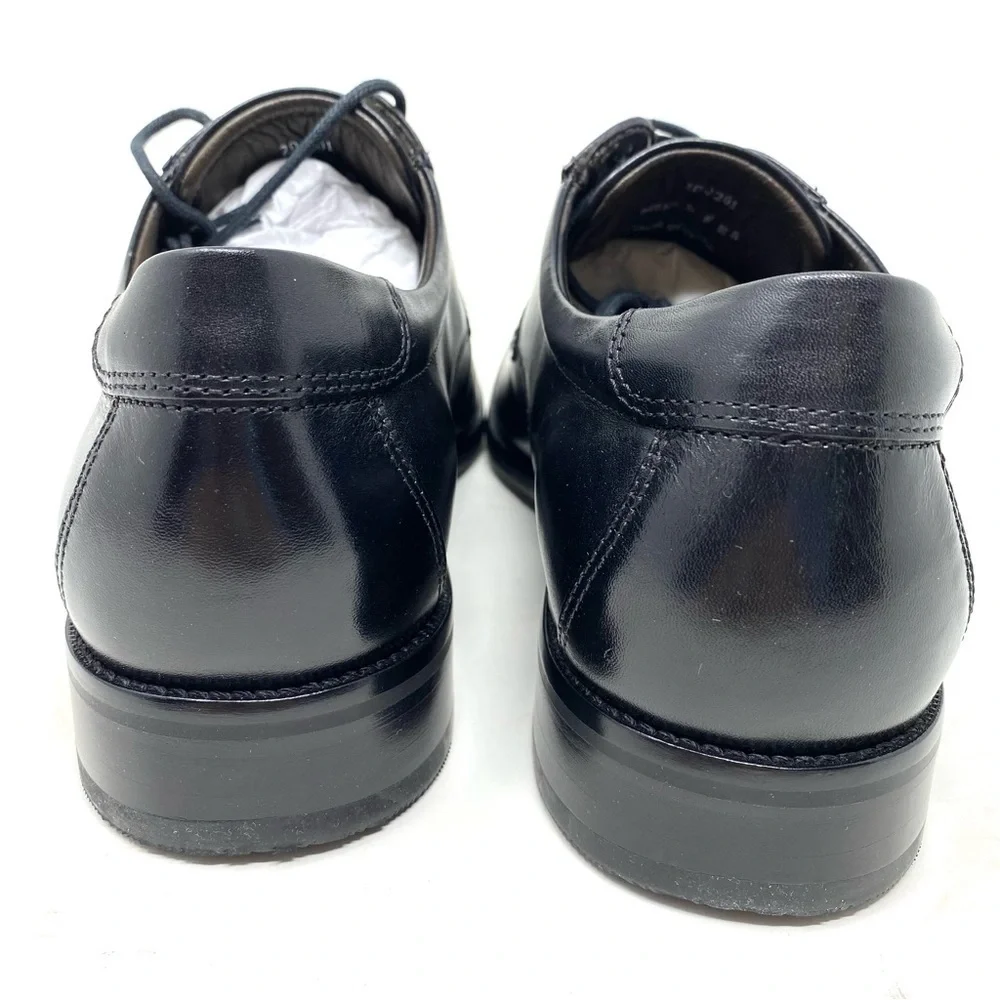 JOHNSTON & MURPHY FELDON MOC TOE Black Calfskin Leather
